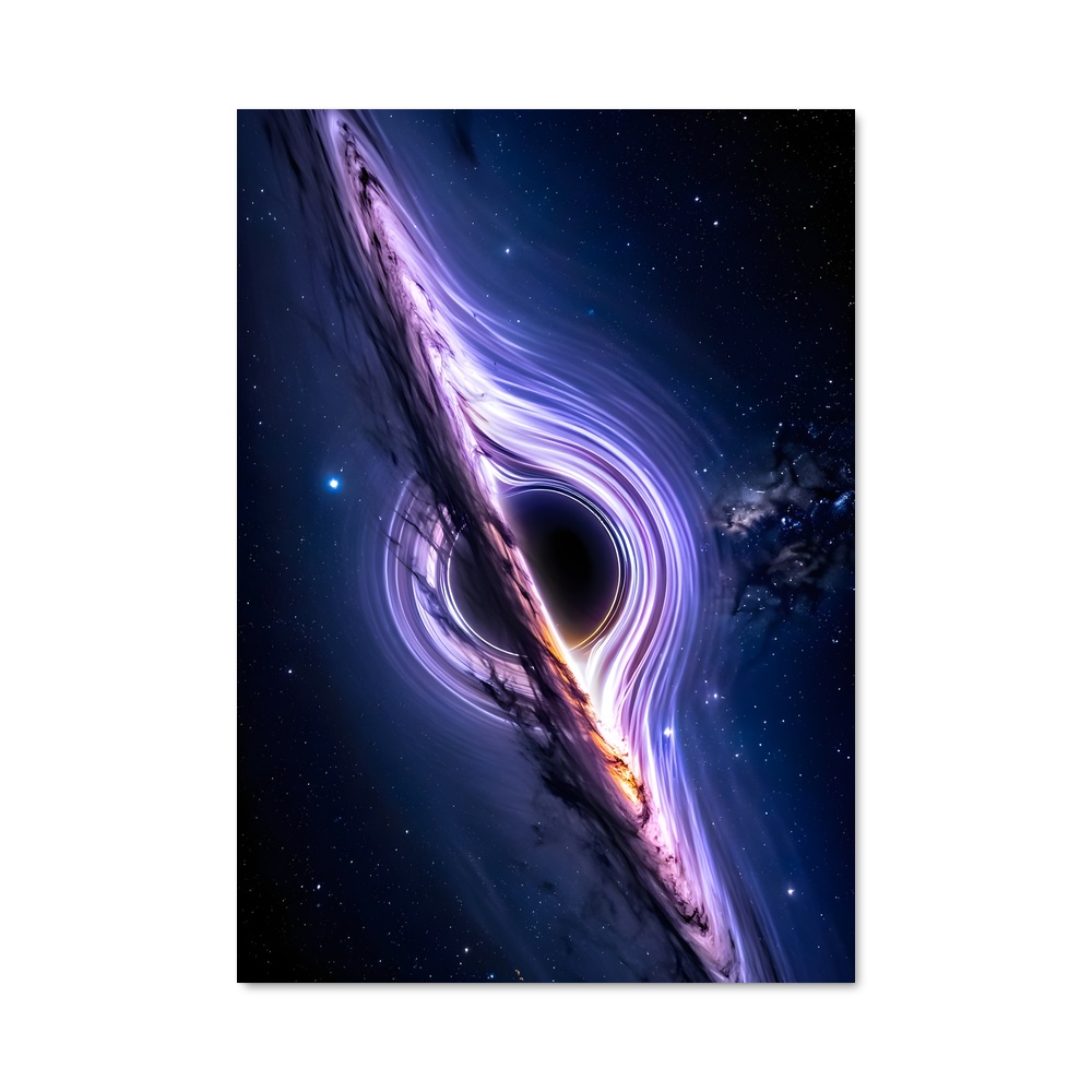 Poster Étonnant galaxie de l'œil noir